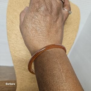 Vintage Carnilian Bangle Bracelet